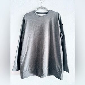 Nike Dry Training Long Sleeve Open Back Tunic Top with Pockets Size L